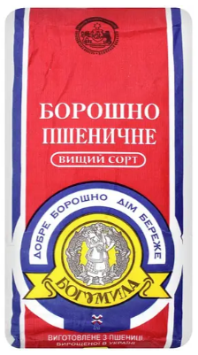 Борошно пшенична Богумила вищий сорт 2 кг